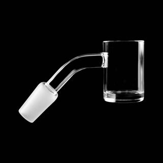 25 mm XL quartz banger, 14 mm male joint at 45°