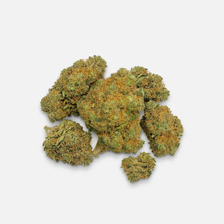 Candy Fumez CBD flower with 11 % CBD, a pile of buds