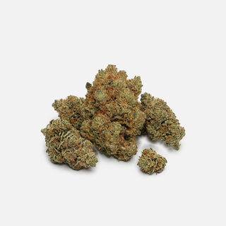 Gelato CBD flower with 9 % CBD, a pile of buds