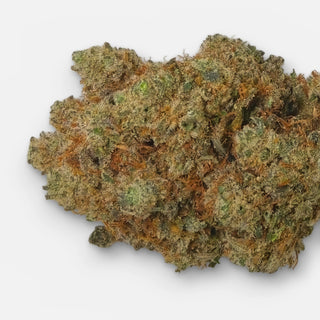 Gelato CBD flower with 9 % CBD, a single bud close up