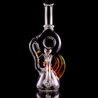 Krek Glass Recycler Amber Horns