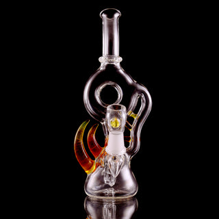 Krek Glass Recycler Amber Horns