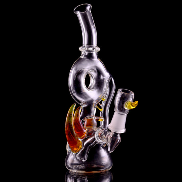 Krek Glass Recycler Amber Horns