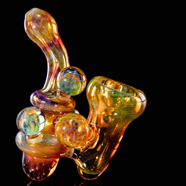 Striped & Fumed Sherlock Pipe