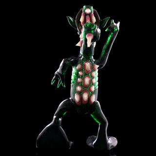 Salt Glass Naked Green Alien