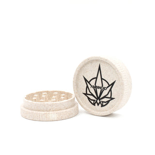 Ambinoid hemp grinder in grey