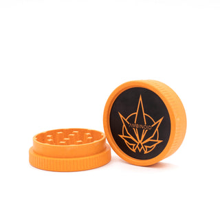 Ambinoid hemp grinder in orange