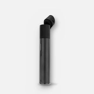 Puffco Pivot in black with the mouthpiece open
